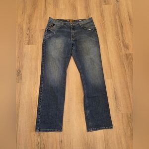 Ariat Rebar M3 Jeans Men’s 38x34 Loose Straight Fit Built to Last Work Denim